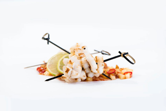 Party Decorations Bamboo Knot Skewers 6cm Appetizer Picks For Food