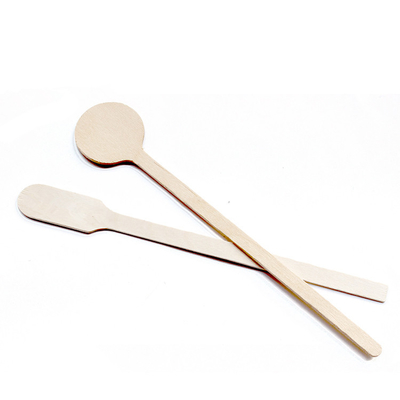 Custom FSC Individually Packed Wooden Coffee Sticks For Coffee 15cm
